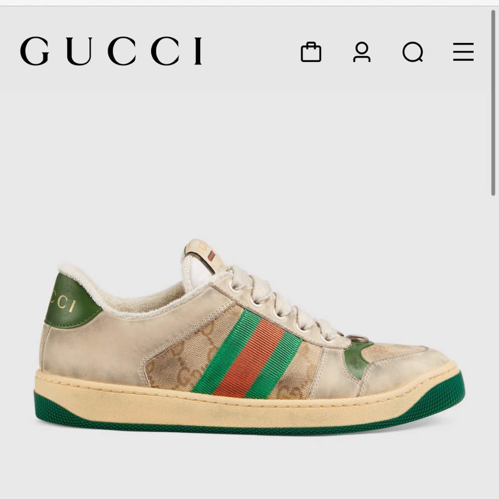 ✨Brand NEW Gucci screener sneakers✨